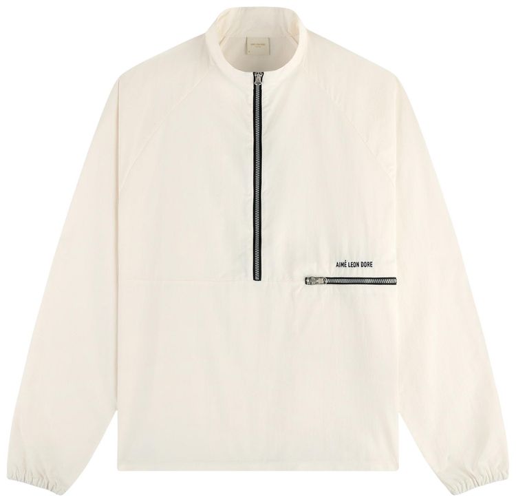 Aime Leon Dore Nylon Packable Windbreaker Coconut Milk