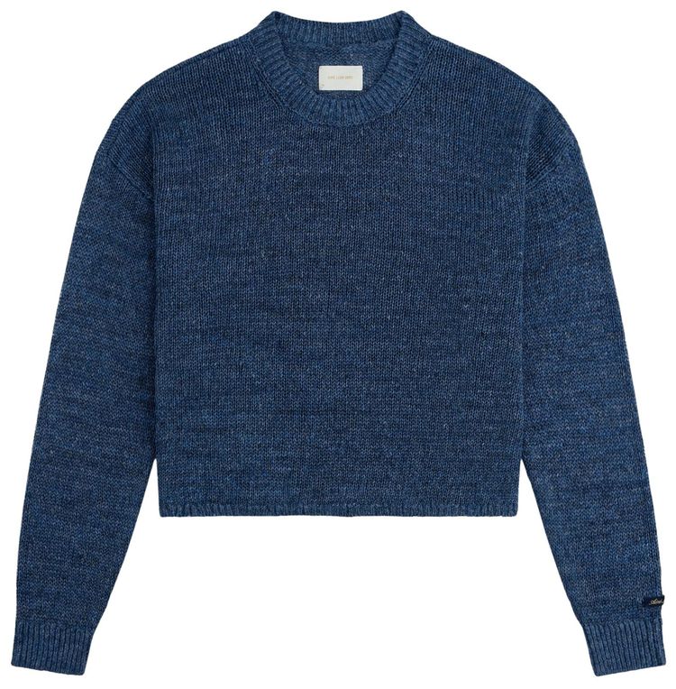 Aime Leon Dore Linen Knit Crewneck Sweater Indigo