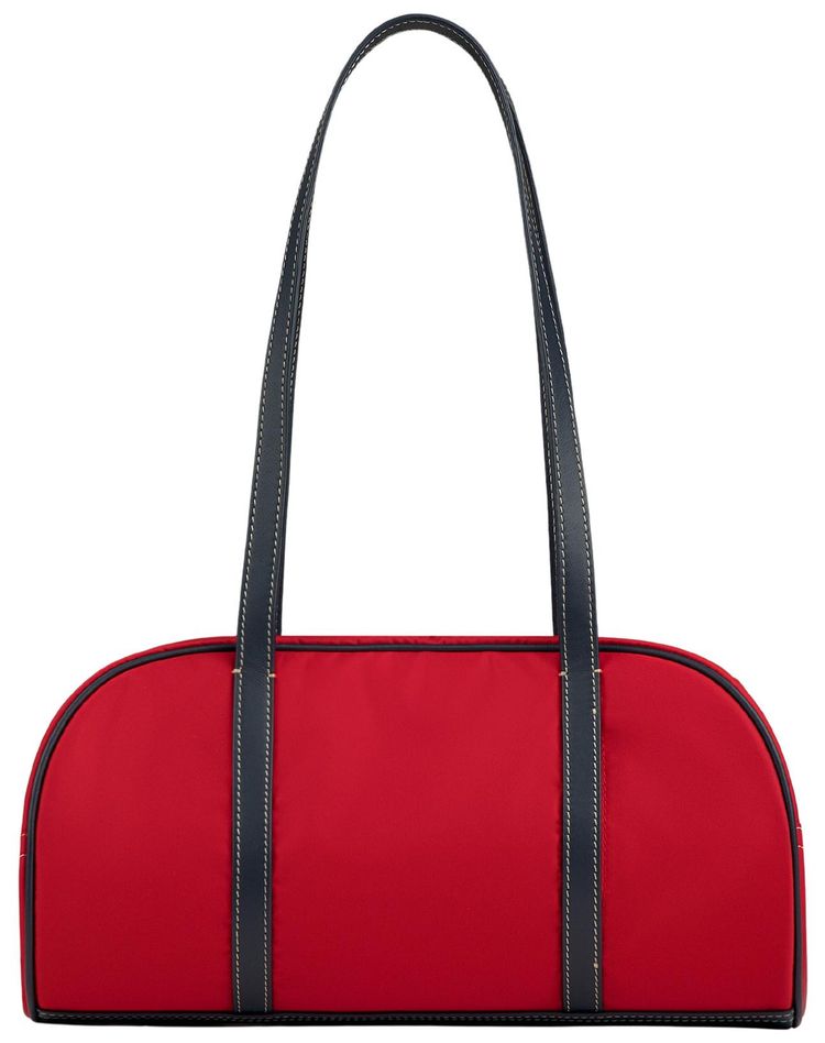 Aime Leon Dore Mini Duffle Shoulder Bag Poppy RedNavy Blazer