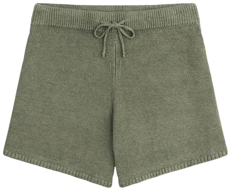 Aime Leon Dore Linen Knit Drawstring Short Laurel Oak