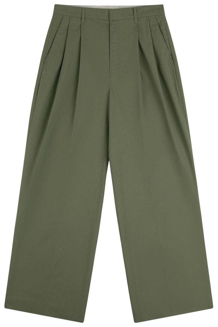 Aime Leon Dore Lightweighted Pleated Cotton Trouser Agave Green