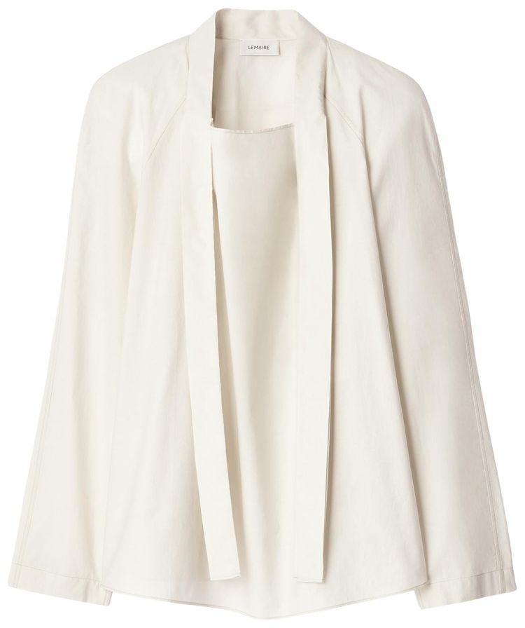 Lemaire Ascot Blouse Light Cream