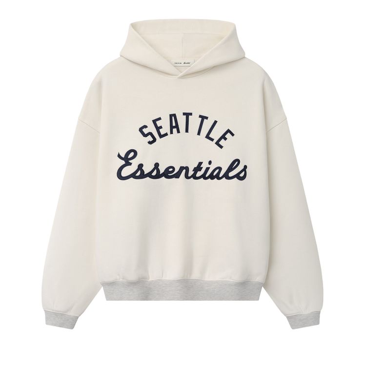 Fear of God Essentials Mariners Sport Hoodie Cream White
