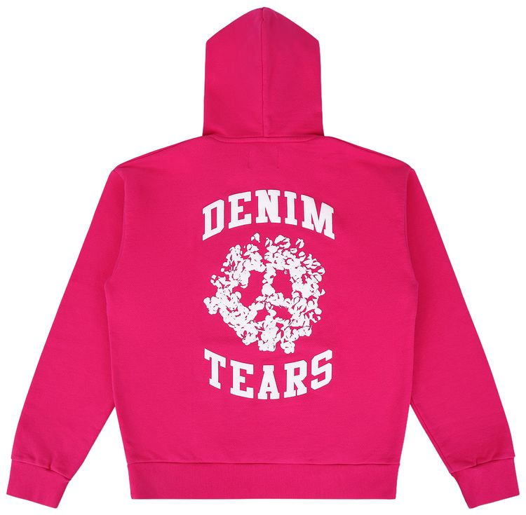 Denim Tears Denim University Hoodie PinkWhite