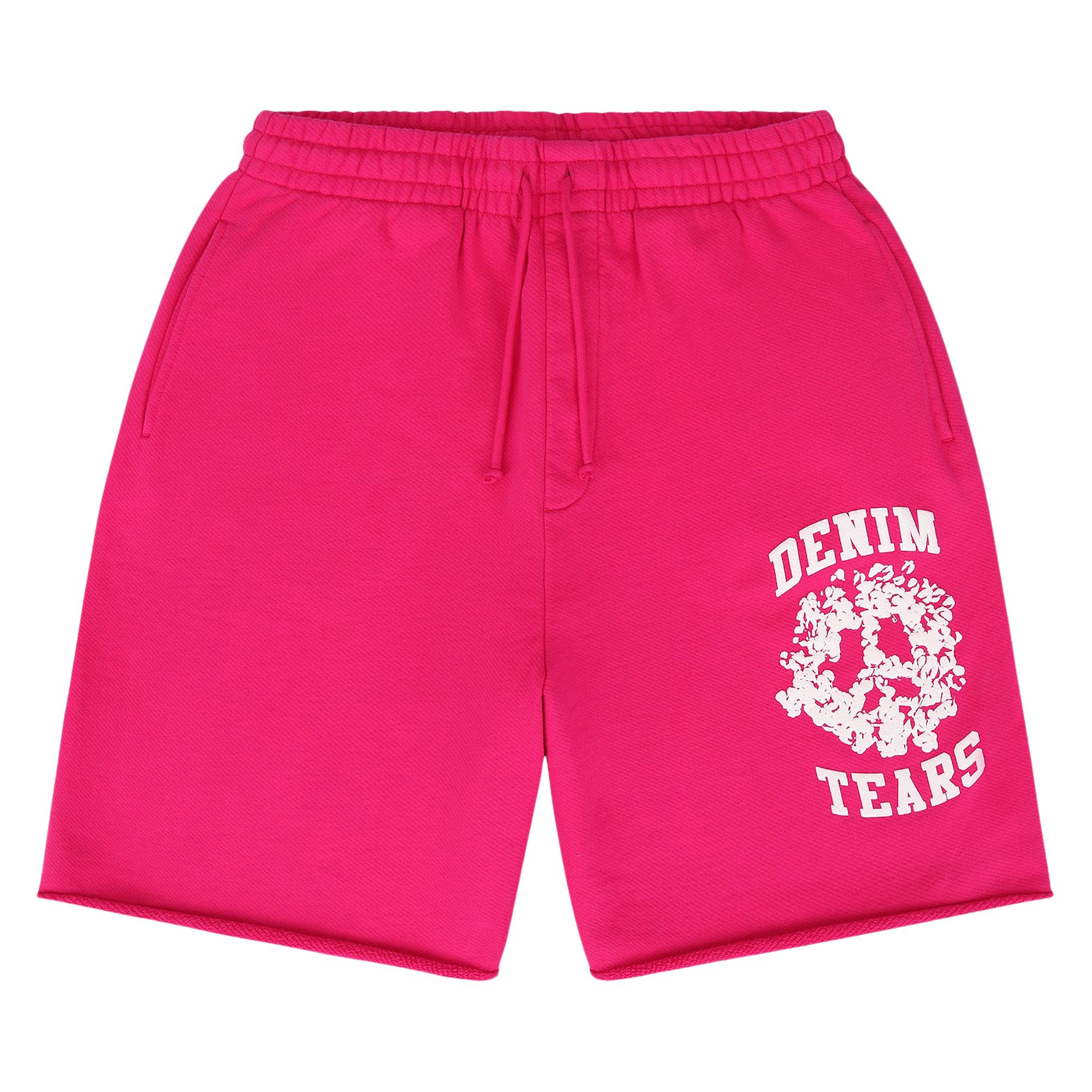 Buy Denim Tears Denim University Sweatshorts 'Pink/White