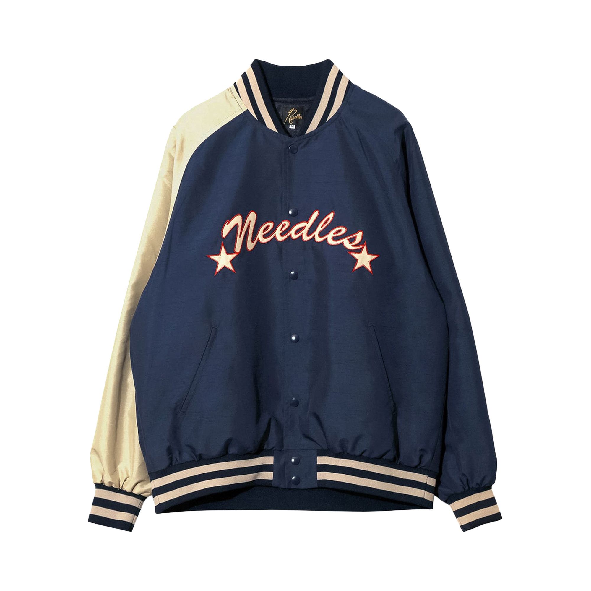 Buy Needles Stadium Jacket 'Navy' - SX215 A NAVY | GOAT