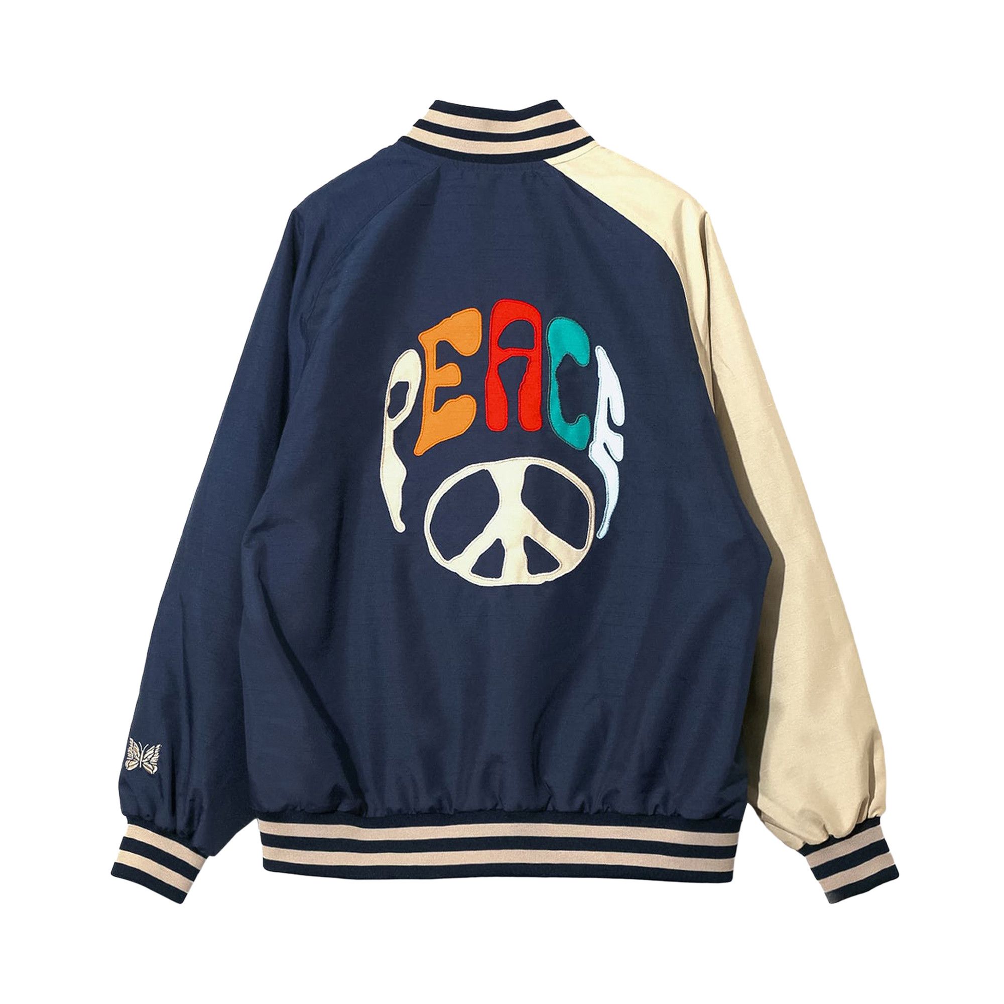 Buy Needles Stadium Jacket 'Navy' - SX215 A NAVY | GOAT