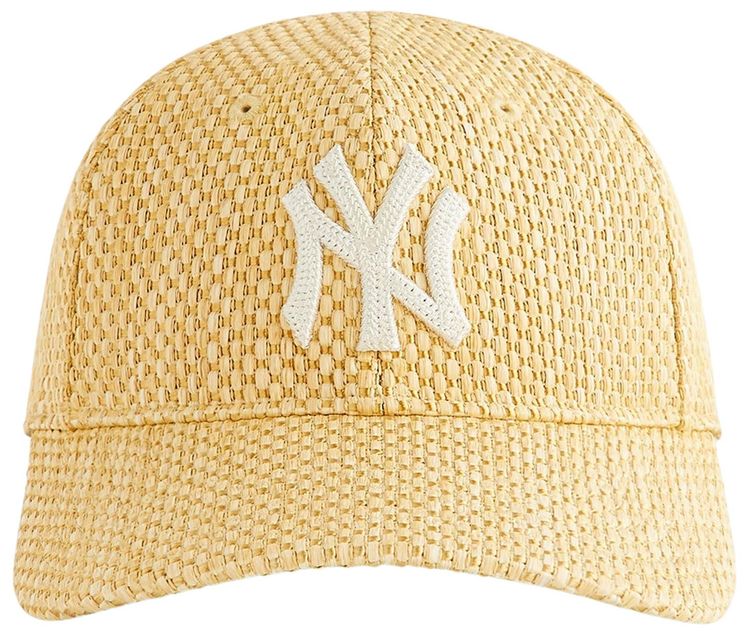 Kith x 47 For The New York Yankees Raffia Franchise Ls Cap Natural
