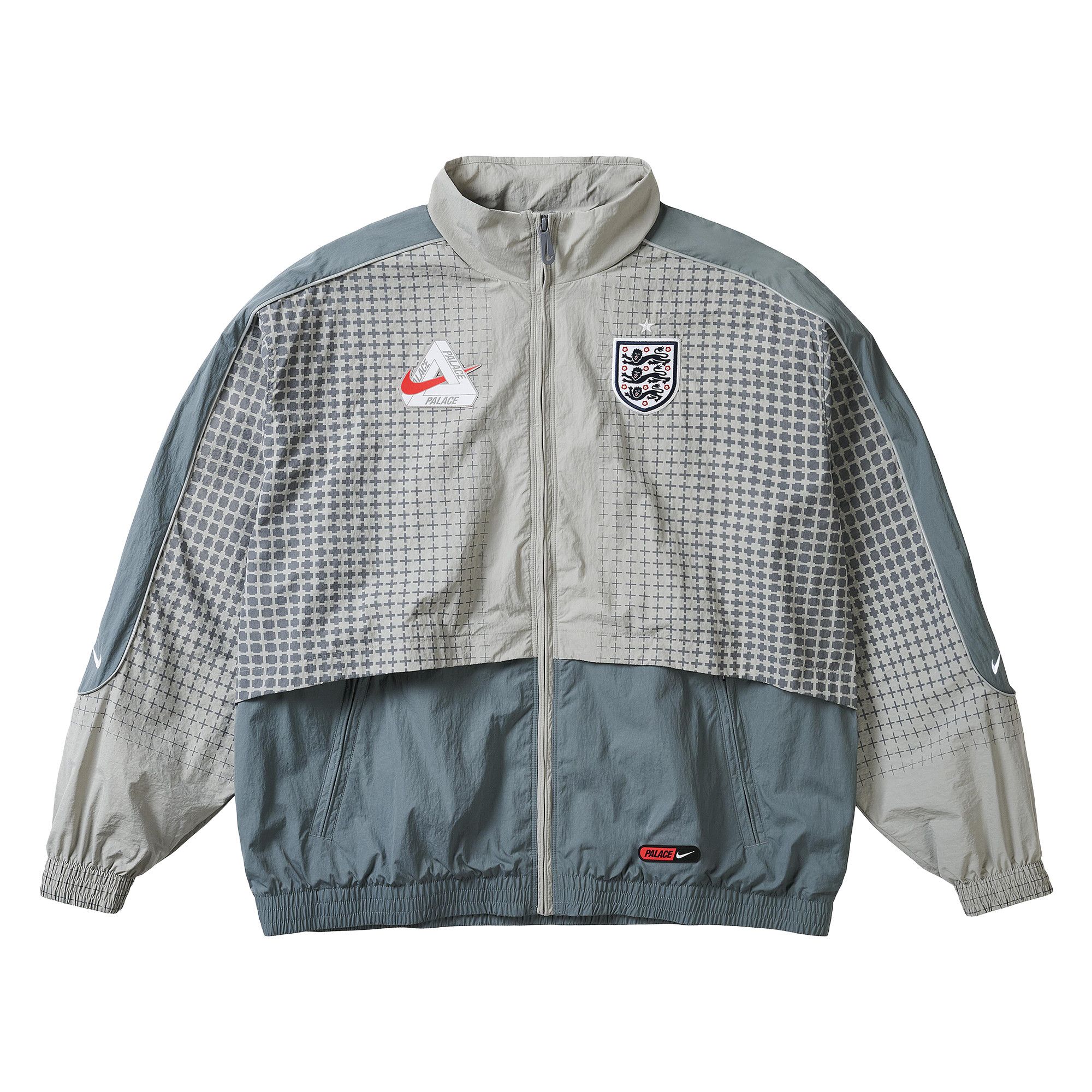 Nike Palace ジャケット グレー/蛍光イエロー　上がXXL下がXL Buy Palace x Nike England Solo Swoosh Track Jacket 'Pewter Grey