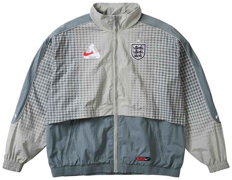 Palace x Nike England Solo Swoosh Track Jacket Pewter GreyCool Grey