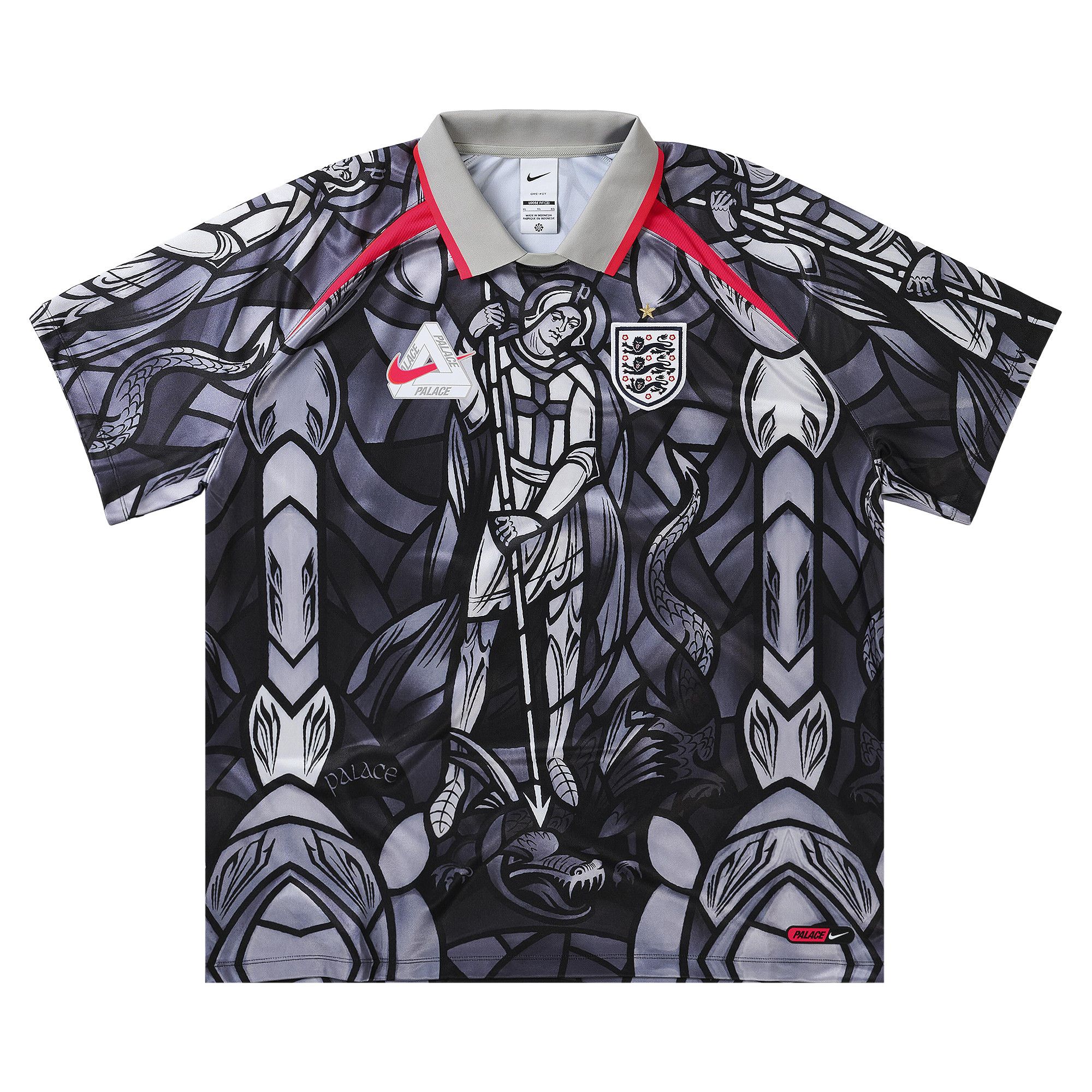Buy Palace x Nike England Dri-Fit Football Jersey 'Pewter Grey