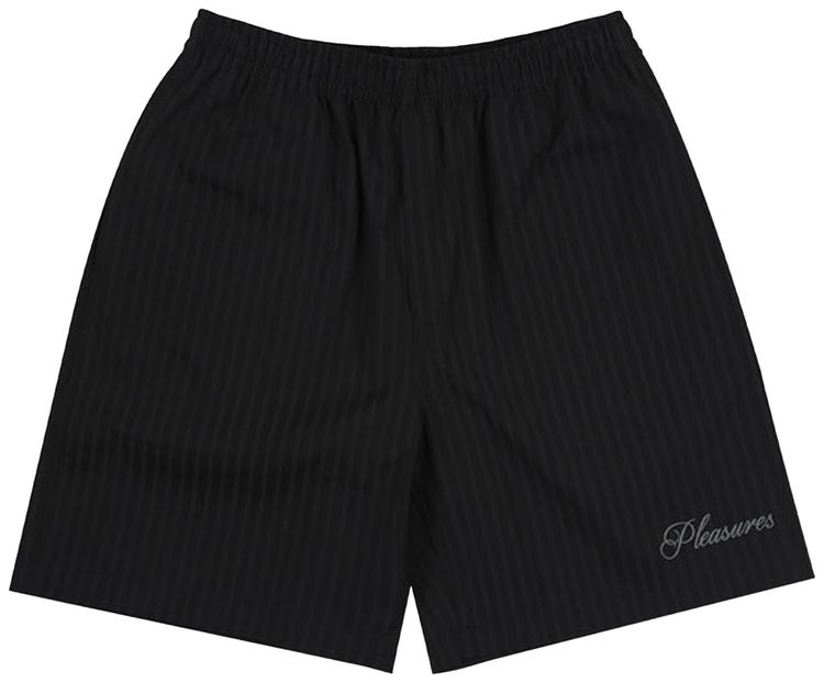 Pleasures Fortunate Active Shorts Black