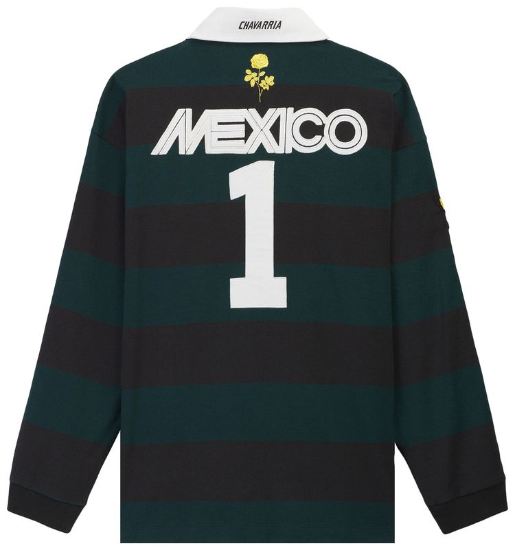 Adidas x Willy Chavarria Rugby Shirt BlackAurora Ivy