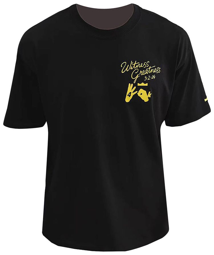 Nike Lebron James Uncharted Max90 T Shirt Black