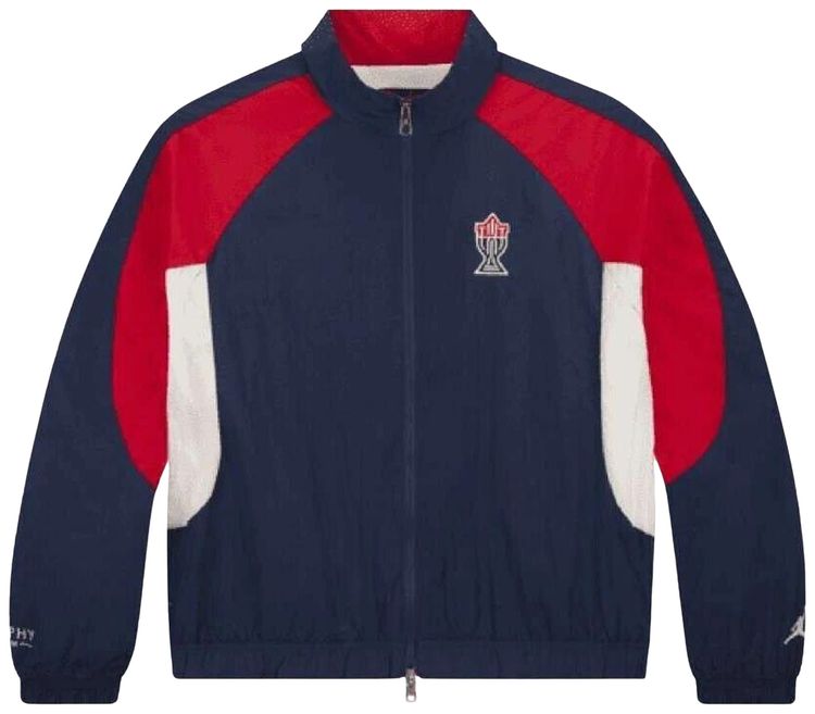 Air Jordan x Trophy Room USA Jumpman Woven Track Jacket BlueRed