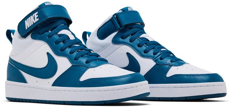 Nike Court Borough Mid 2 GS White Marina