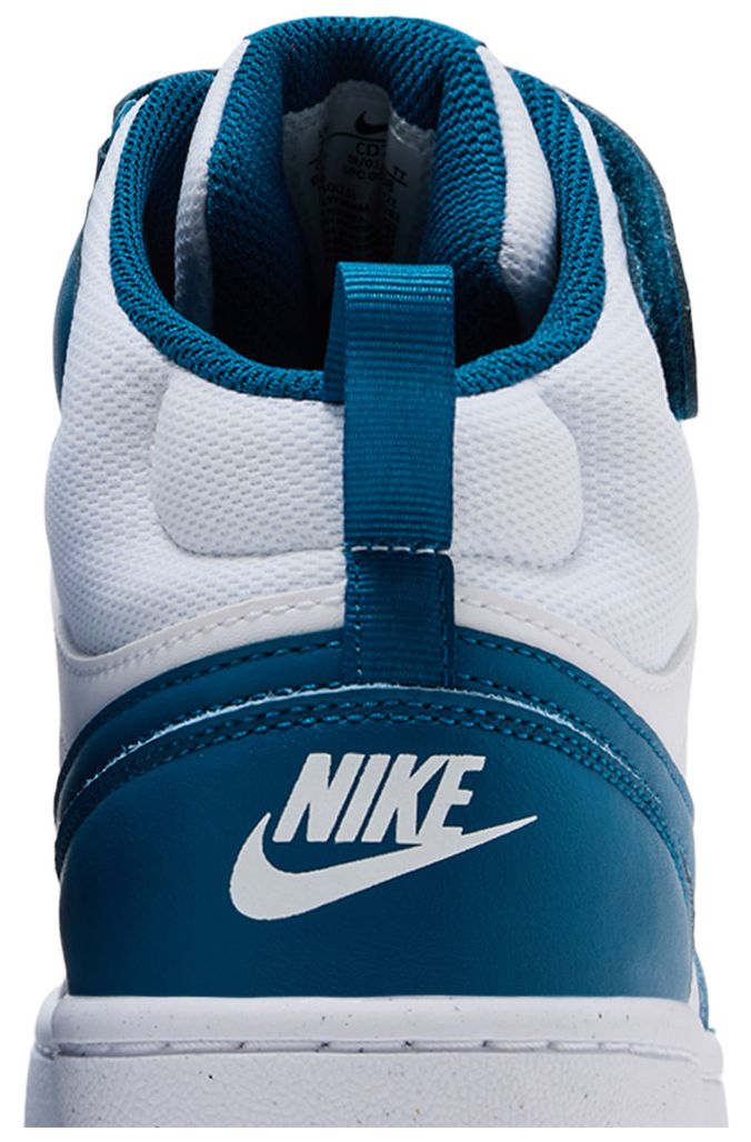 Nike Court Borough Mid 2 GS White Marina