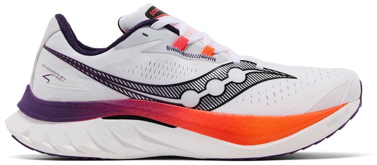 Saucony Endorphin Speed 4 White ViZiOrange