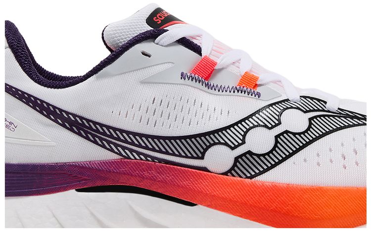 Saucony Endorphin Speed 4 White ViZiOrange