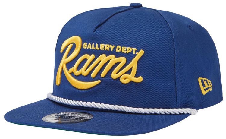 Gallery Dept x La Rams New Era Hat Blue Yellow