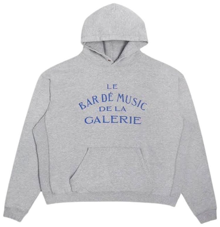 Gallery Dept Le Bar Vintage Hoodie Heather Grey