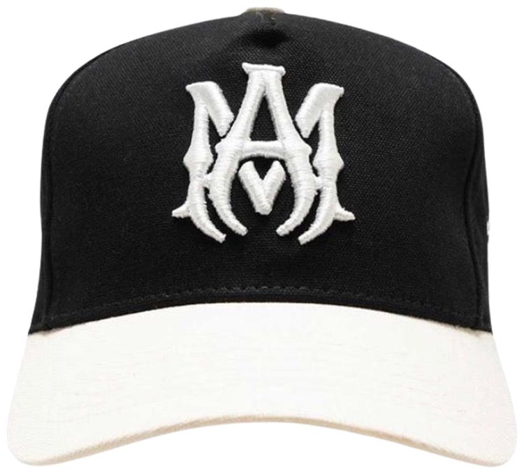 Amiri Ma Two Tone Hat Black Alabaster