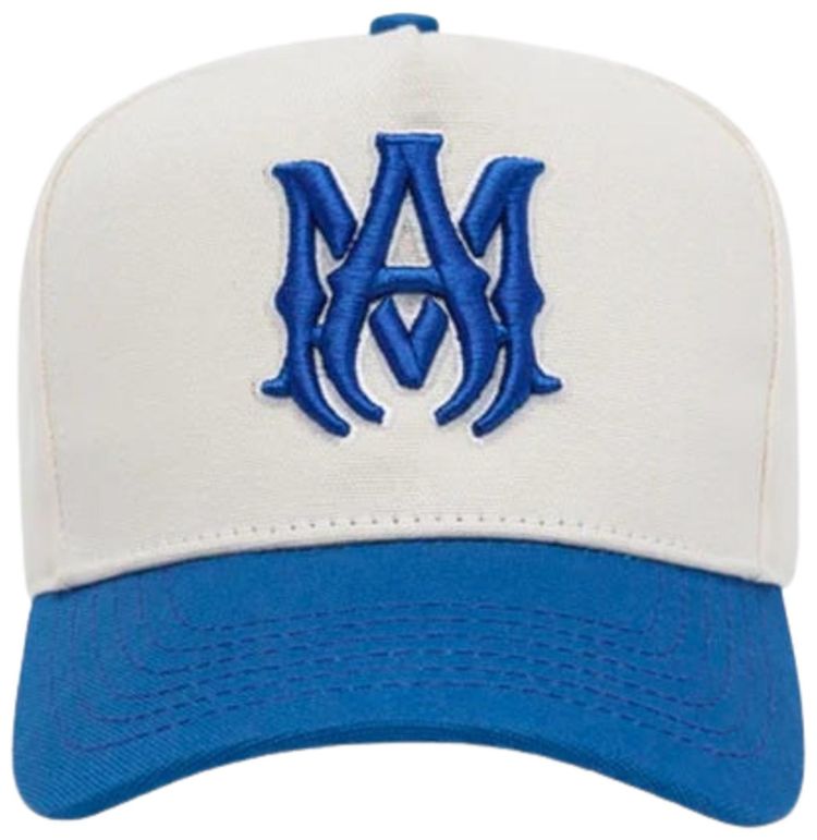 Amiri Ma Canvas Hat Alabaster Blue