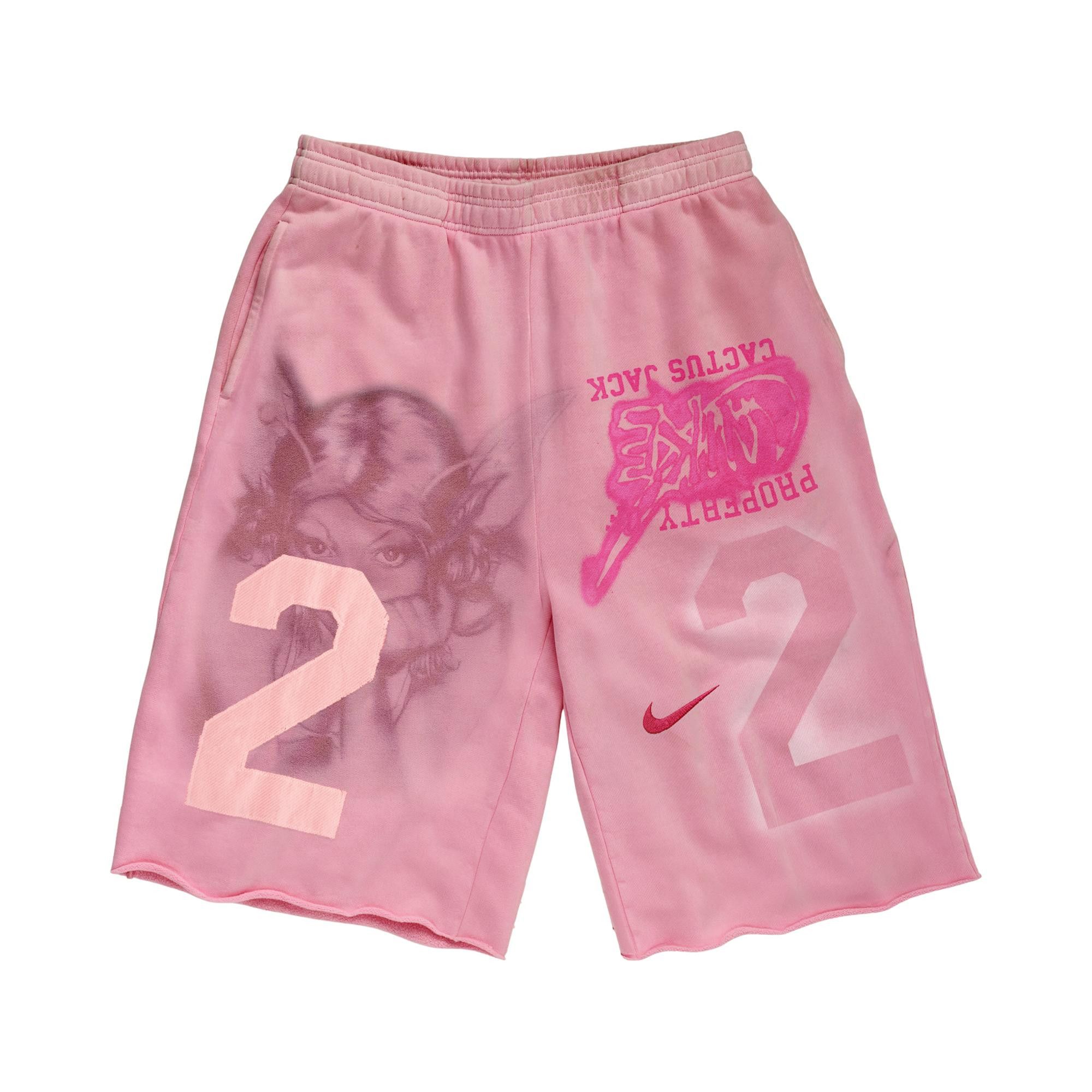 Buy Cactus Jack by Travis Scott x Nike Property Of Shorts 'Pink
