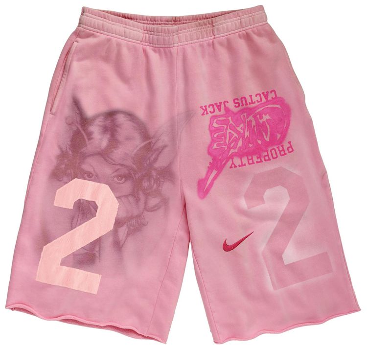 Cactus Jack by Travis Scott x Nike Property Of Shorts Pink