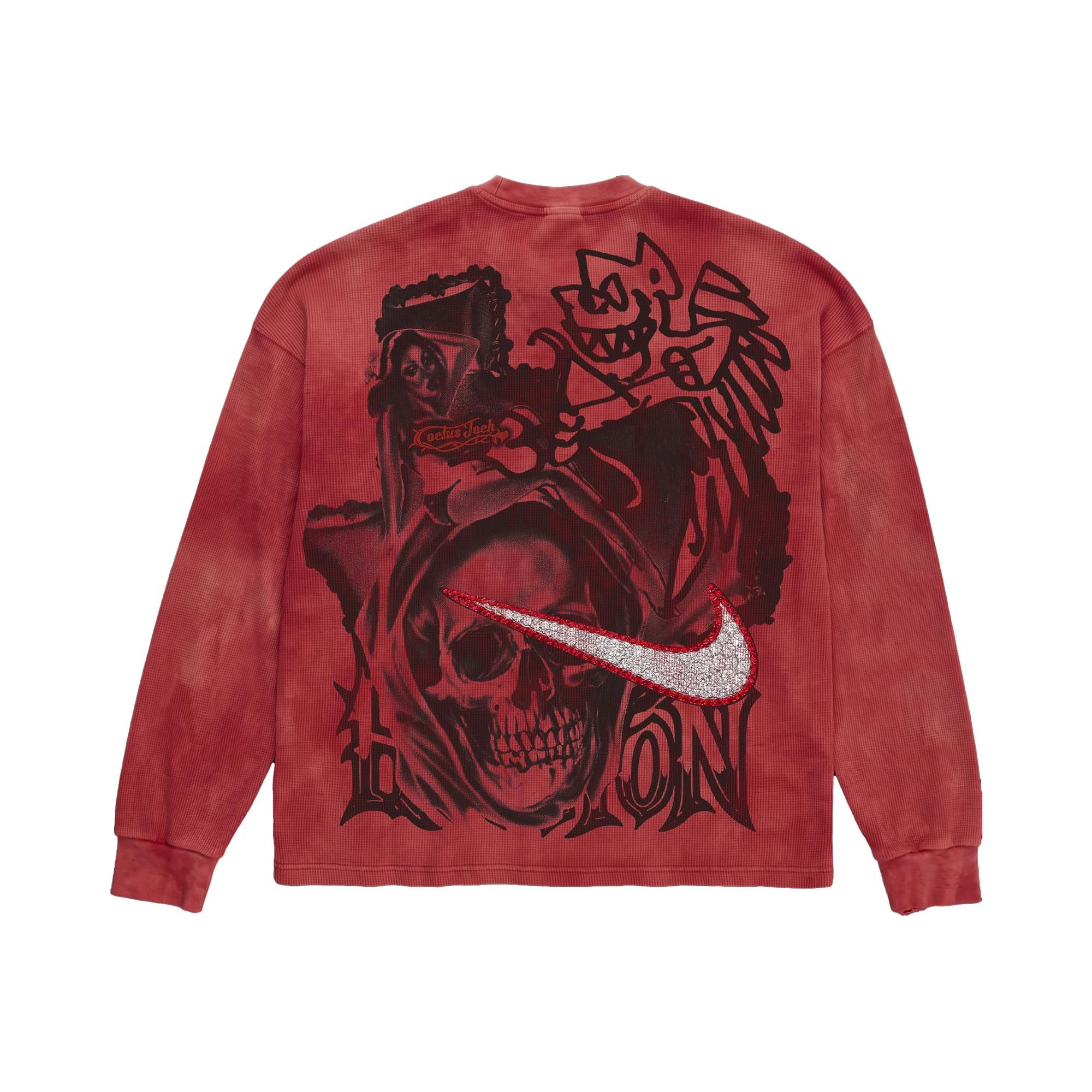 Travis Scott カクタスジャック　ライブ限定サーマルX L Buy Cactus Jack by Travis Scott x Nike Tie Dye Thermal Rhinestone
