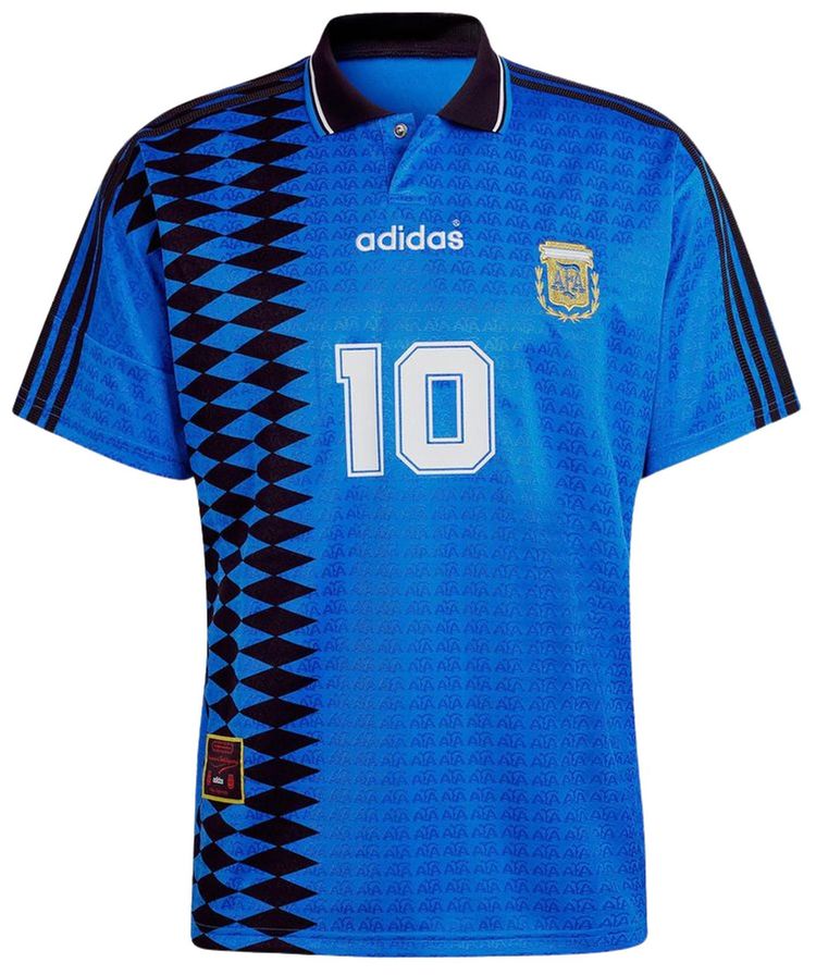 Adidas Argentina 1994 Away Jersey Asia Sizing Blue