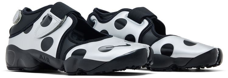 Nike Wmns Air Rift Polka Dots Black Metallic Silver