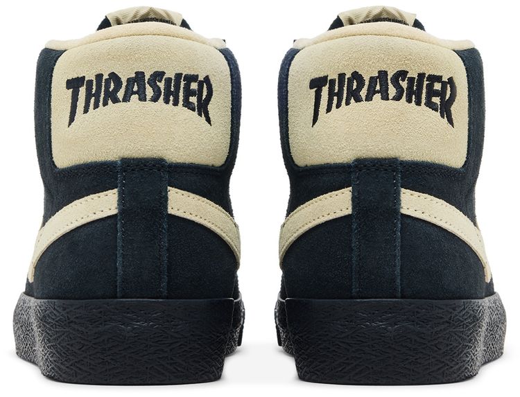 Thrasher x Nike Blazer SB Black Team Gold Gum