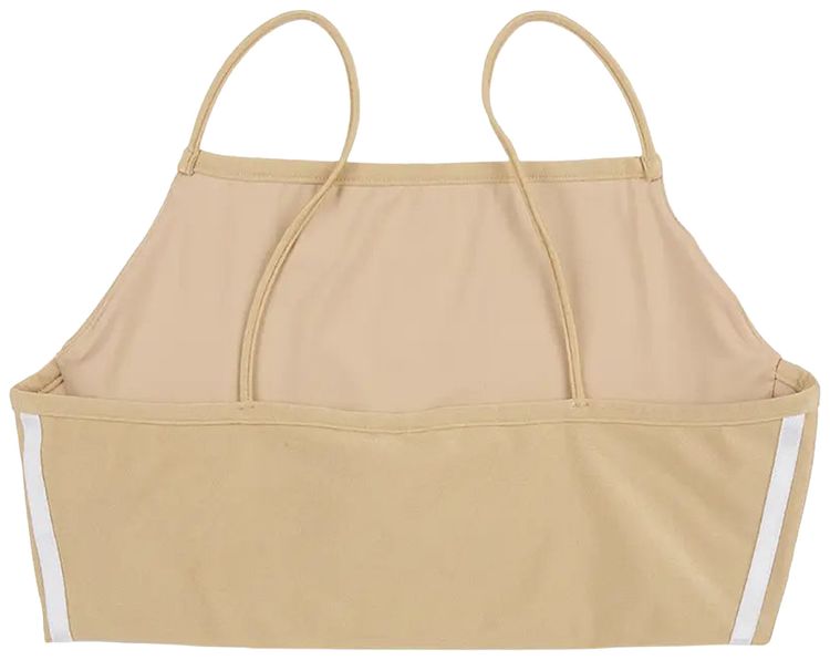 Adidas 3 Stripe Bra Top Magic Beige