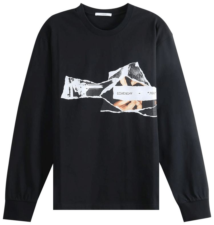 Givenchy Regular Long Sleeve T Shirt Black