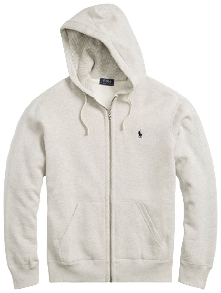 Polo Ralph Lauren Fleece Full Zip Hoodie Light Sport Heather