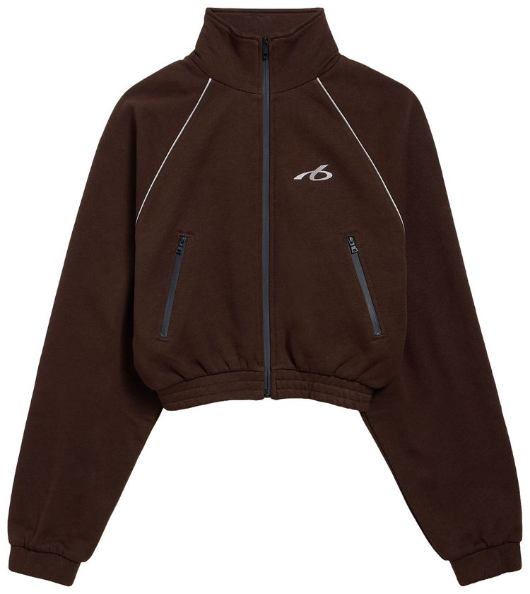 Balenciaga Athl Jersey Tracksuit Jacket Moka