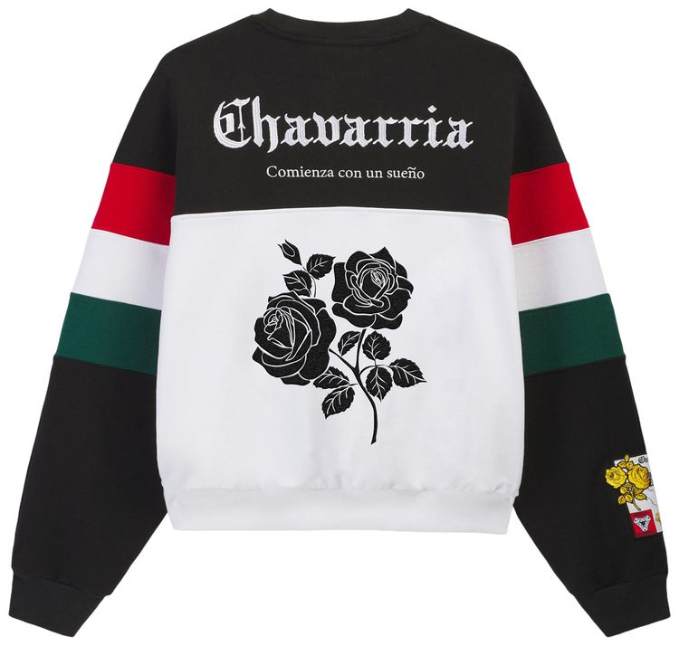 Adidas x Willy Chavarria Crew Sweatshirt BlackWhite