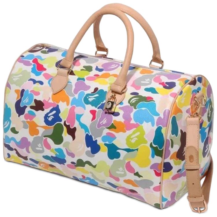 BAPE Camo Boston Bag Multicolor
