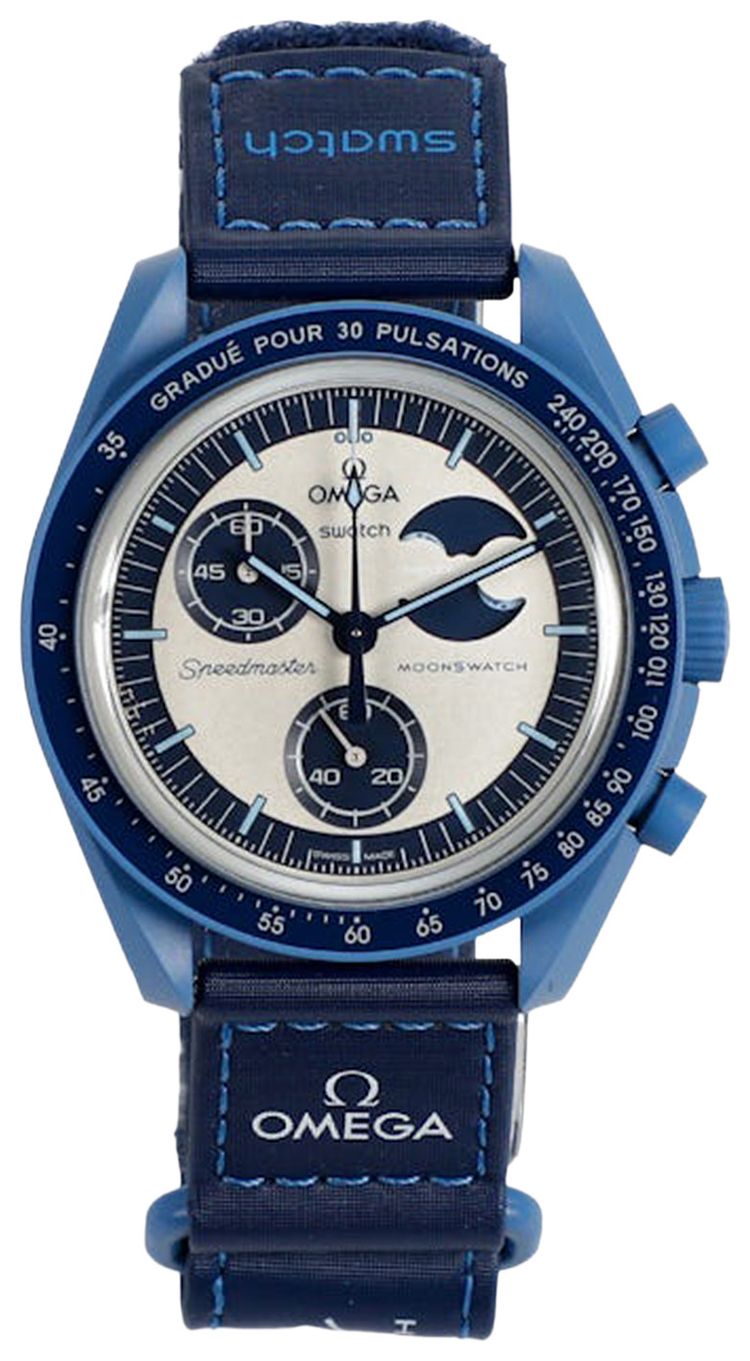Swatch x Omega Bioceramic Moonswatch Mission to the Super Blue Moonphase