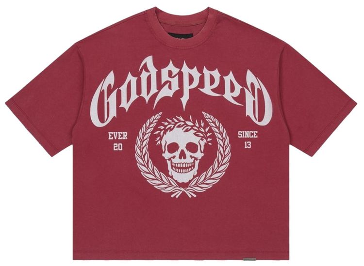 Godspeed Victor Crest T Shirt Red