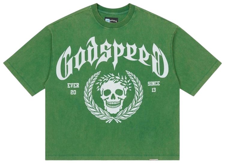 Godspeed Victor Crest T Shirt Green