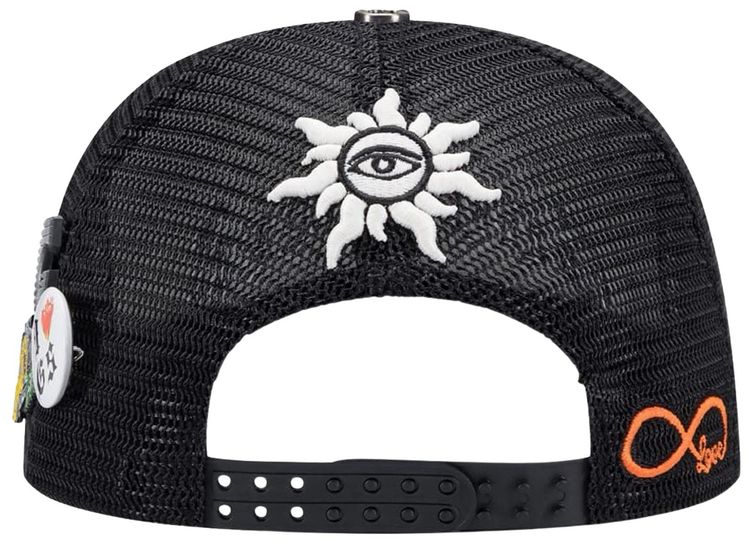 Godspeed Forever Trucker Hat BlackBlueOrange