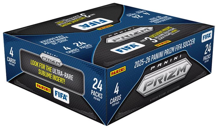 2025 26 Panini Prizm FIFA Retail Box