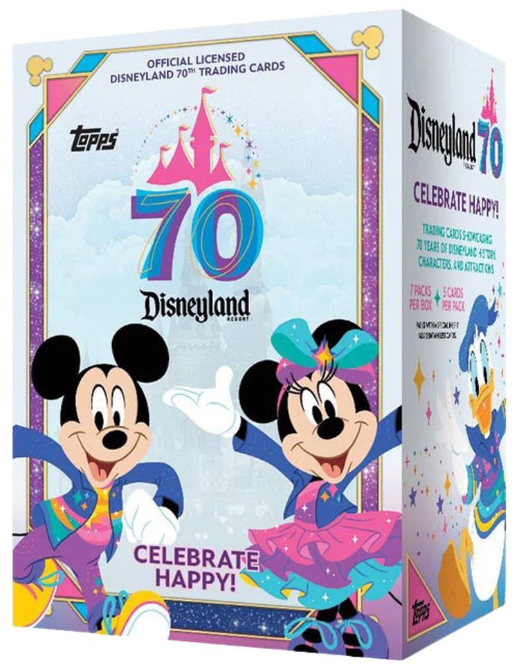 Topps Disneyland 70th Anniversary Blaster Box