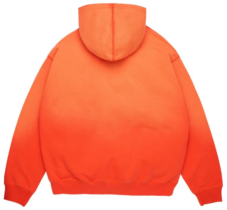 Denim Tears Peace Wreath Knockout Zip Hoodie Orange
