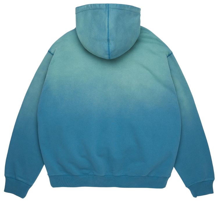 Denim Tears Peace Wreath Knockout Zip Hoodie Blue