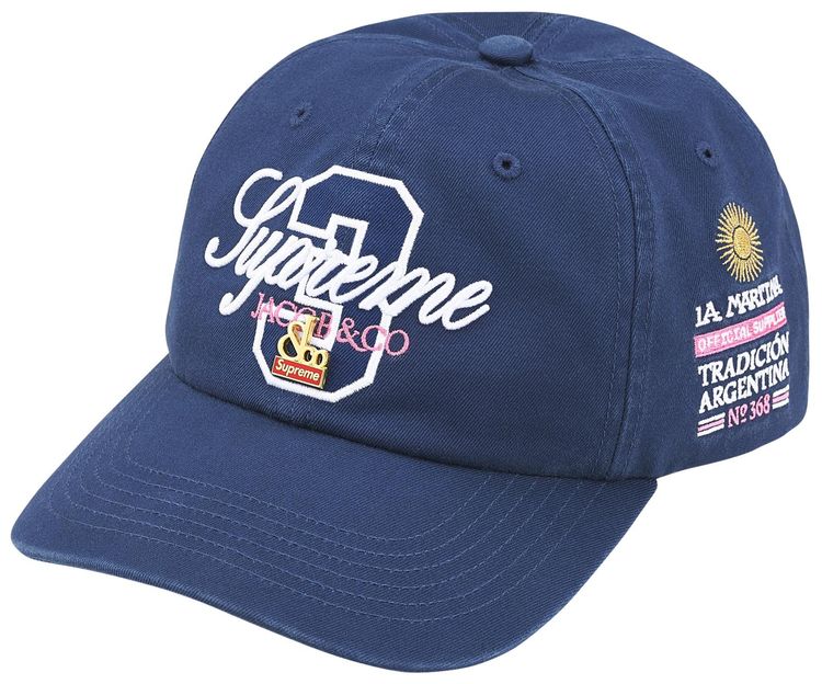 Supreme x La Martina x Jacob  Co 6 Panel Navy