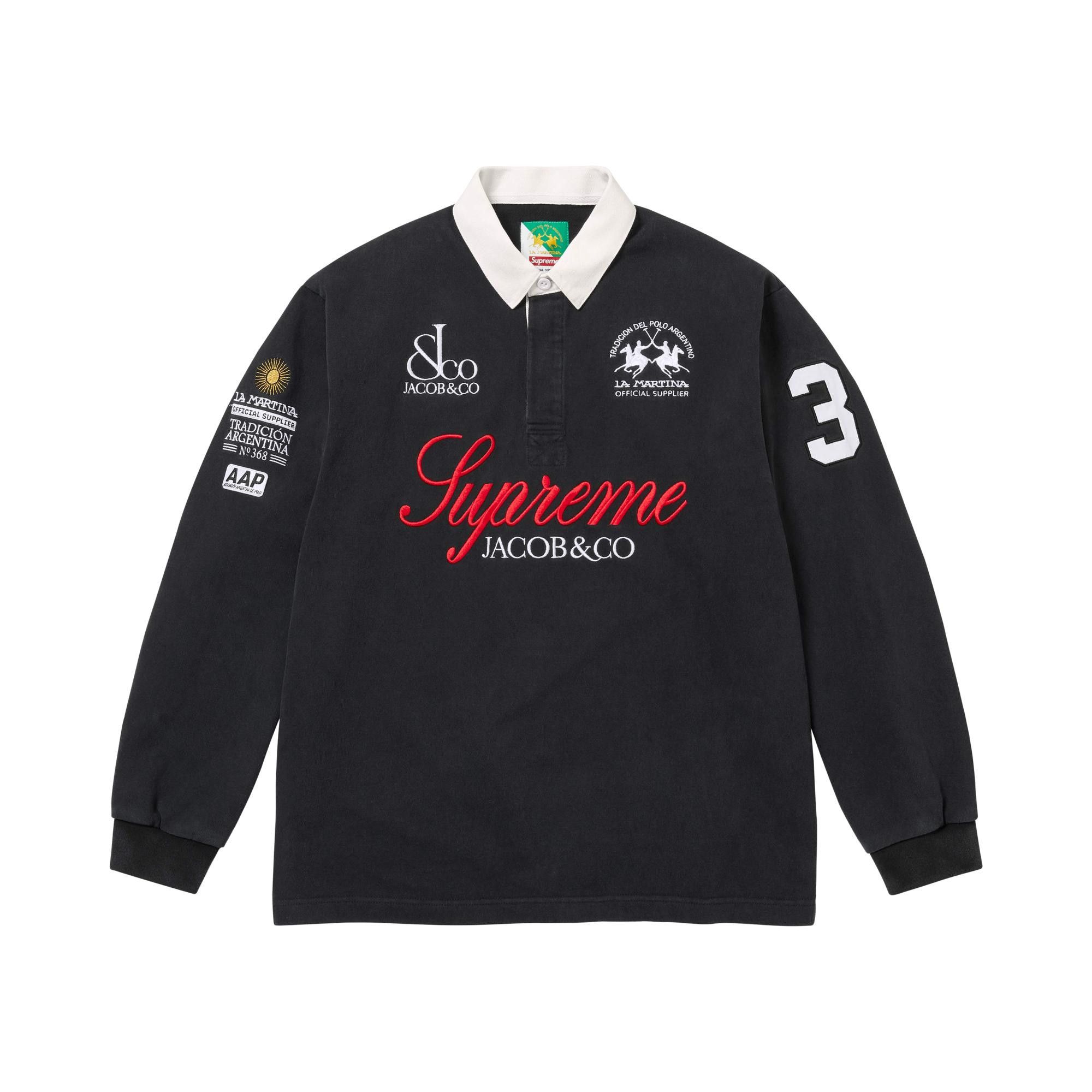 Buy Supreme x La Martina x Jacob & Co Rugby 'Black' - SS26KN65