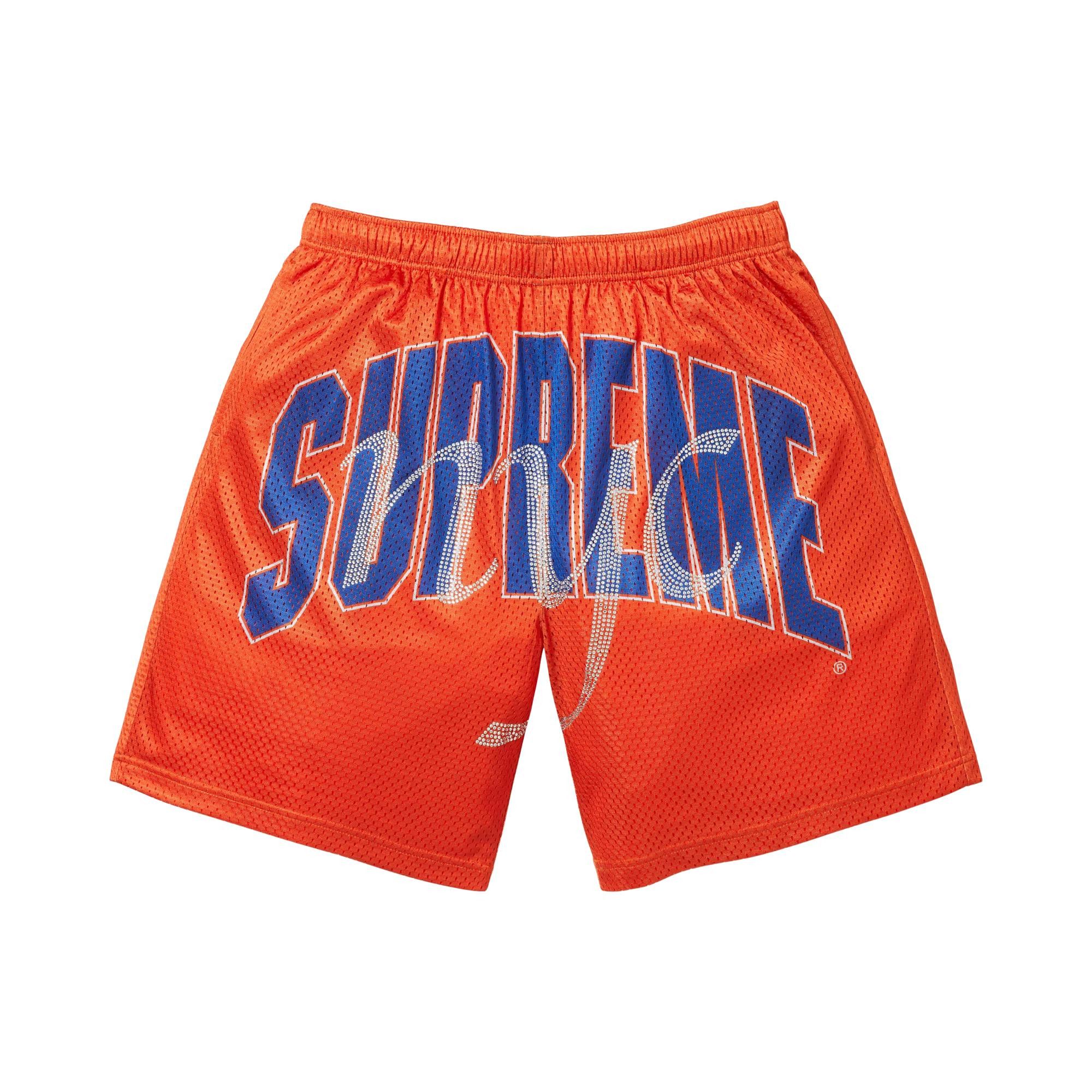 Buy Supreme Rhinestone Mesh Short 'Orange' - SS26SH48 ORANGE | GOAT AU